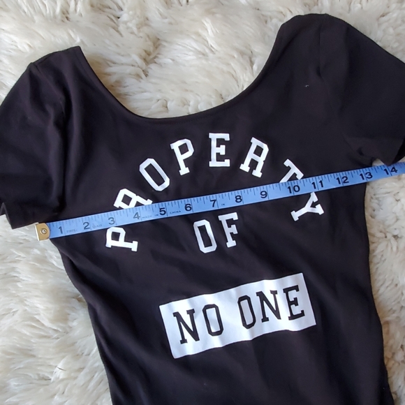 Hollister "Property of No One" Fitted Bodysuit - Picture 6 of 6